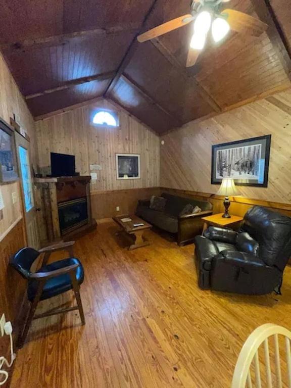 Cozy Cabin: River View With Hot Tub ดาห์ลอนีกา ภายนอก รูปภาพ